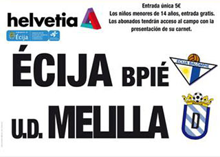 Écija y Melilla se enfrentarán en el I Trofeo Helvetia