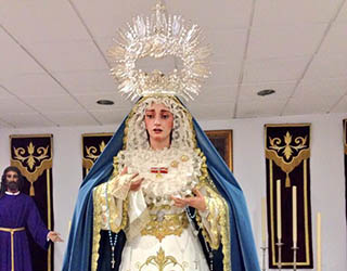 Rosario Vespertino y cultos en honor de la Virgen de la Concepción de “El Olivo”