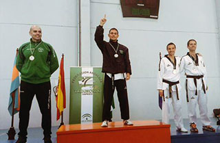 Oro y plata para David Rodríguez en el Campeonato de Andalucía de taekwondo