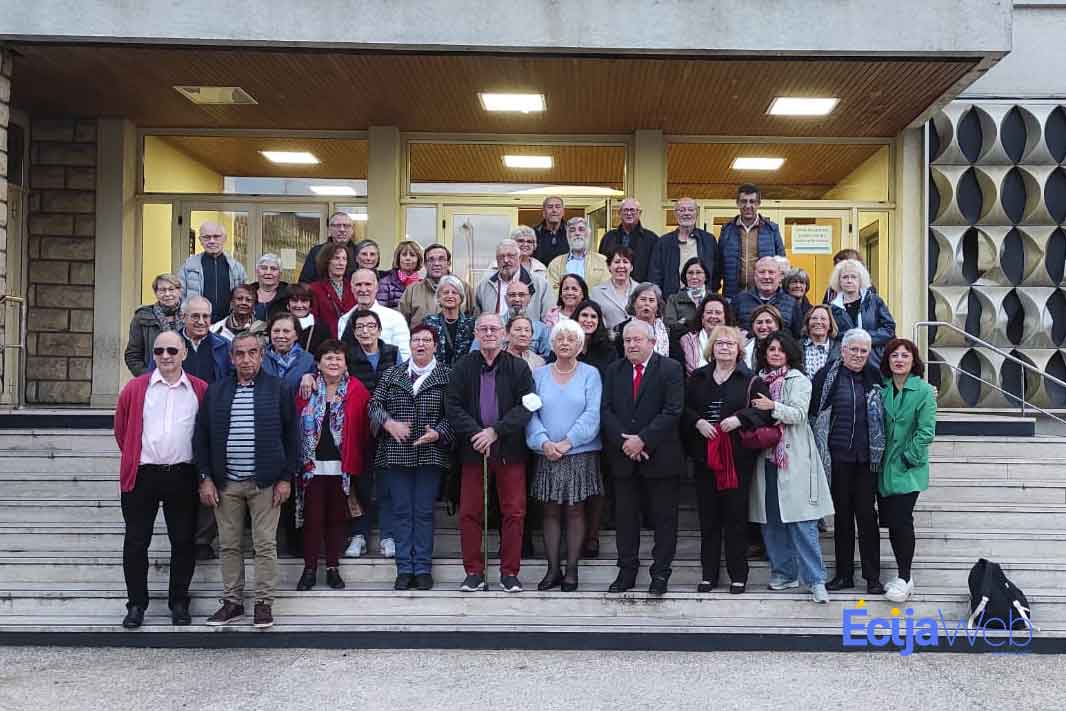 Participantes en el encuentro entre Écija y Pavillons sous Bois
