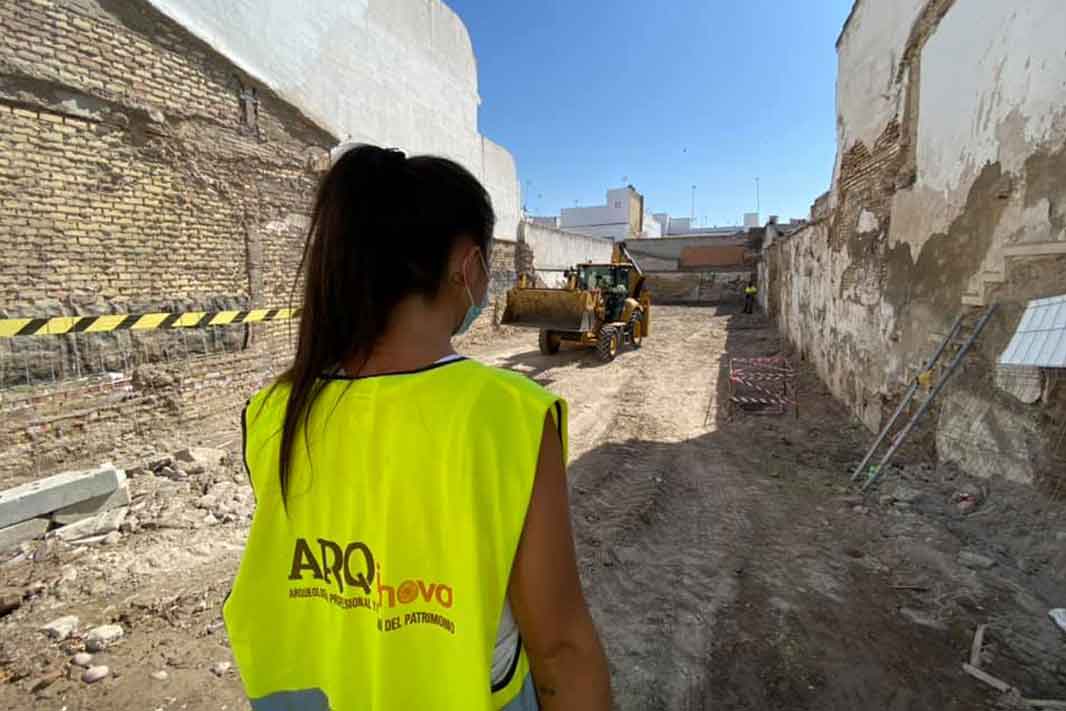 Inspección arqueológica en obra en Écija