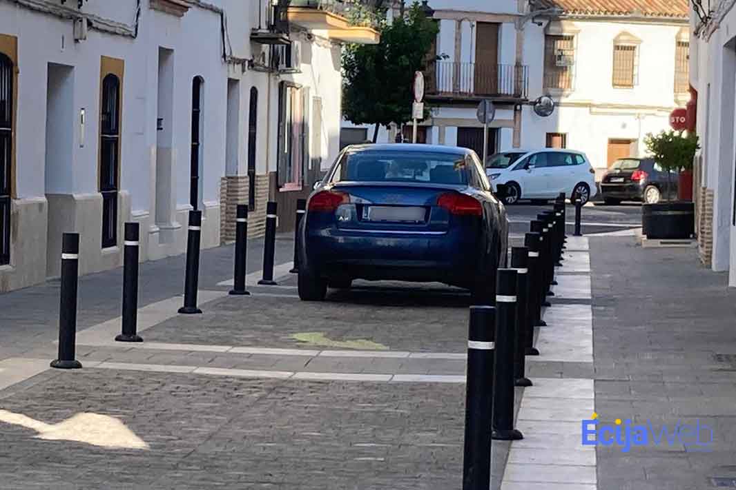 Calle Fuentes de Andalucía abierta al tráfico