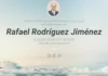 RAFAEL RODRÍGUEZ JIMÉNEZ D.E.P. Rafael Rodríguez Jiménez