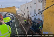 Solicitada una subvención de más de 13 millones de euros para el arreglo de caminos e infraestructuras dañadas por las borrascas Muro de la Plaza de Toros tras derrumbarse por las lluvias - Solicitada subvención daños arreglos por las borrascas